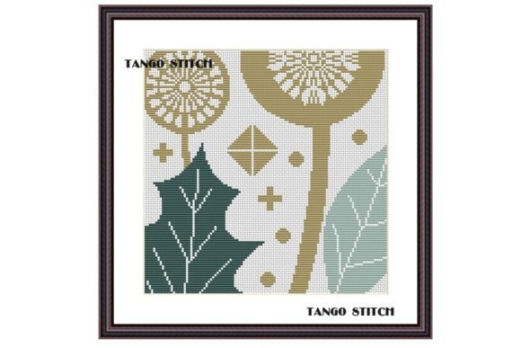 Abstract Floral Cross Stitch Pattern Review for Brands