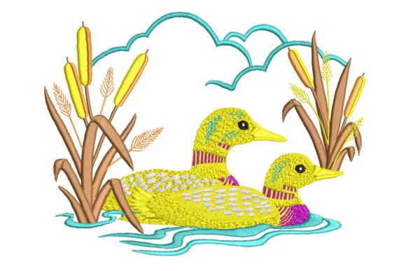 Cute Duck Embroidery Design Review for Gifts