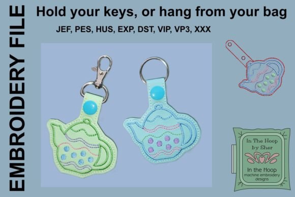 Easter Egg Teapot Key Fob: A Designer's Review