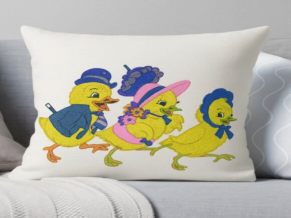 Easter Parade with the Quack Pack Embroidery Review