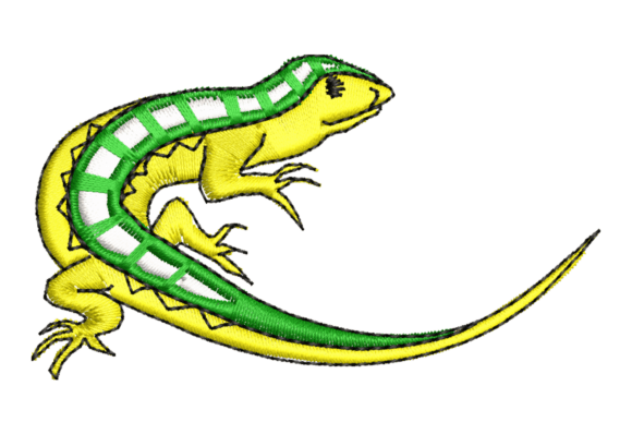 Gecko Lizard Embroidery Design Review
