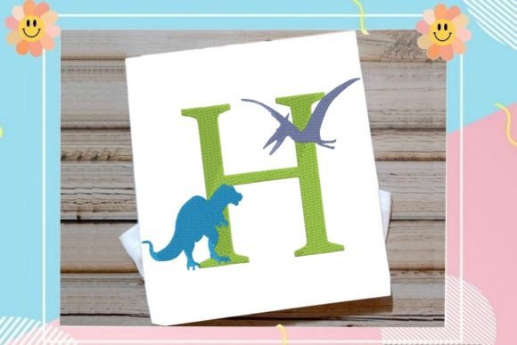 H Letter Dino Delight: A Designer's Review