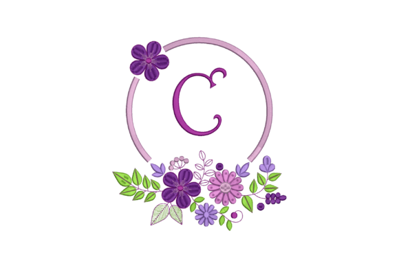 Letter C Embroidered with Flowers: A Pro Review