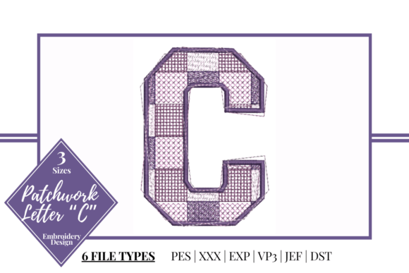 Patchwork Letter C: A Designer's Review for Brand Merch