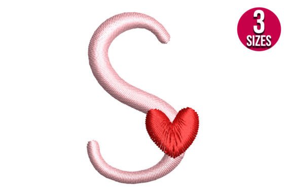 Review: Letter S with Heart for Valentine's Embroidery