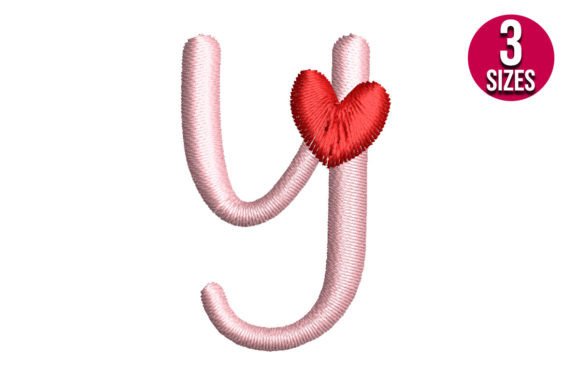 Review: Letter Y with Heart Embroidery Design