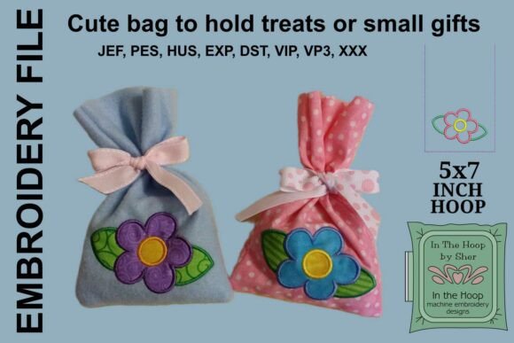 Review: Simple Flower Treat Bag for Boutique Sweatshirts