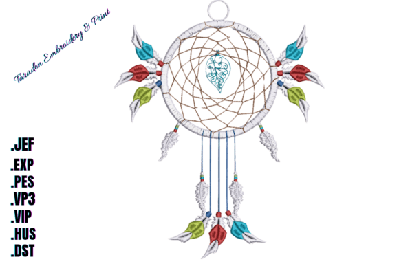 Review: White Dream Catcher with Gem for Boho Projects